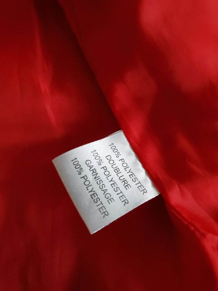 Doudoune rouge sans manches fille 6 ans - photo numéro 2