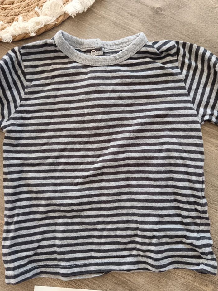 🌞 t-shirt fin manche longue kitchoun 18 mois - photo numéro 2