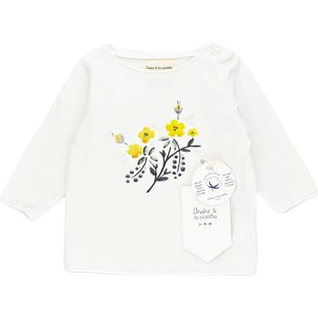 T-Shirt à manches longues 3 mois en coton bio et élasthanne Arsène et les pipelettes