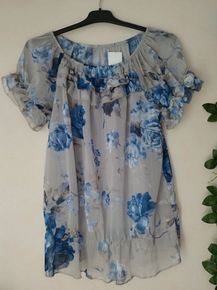 Blouse fleurie