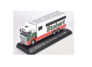 ATLAS CAMION Scania Horsebox Polo Team Stobart, green/red/white 1/76
