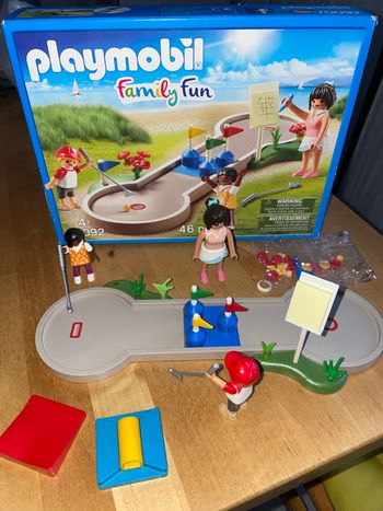 Mini golf playmobil