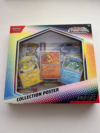 COFFRET POKÉMON POSTER ÉVOLUTION PRISMATIQUE