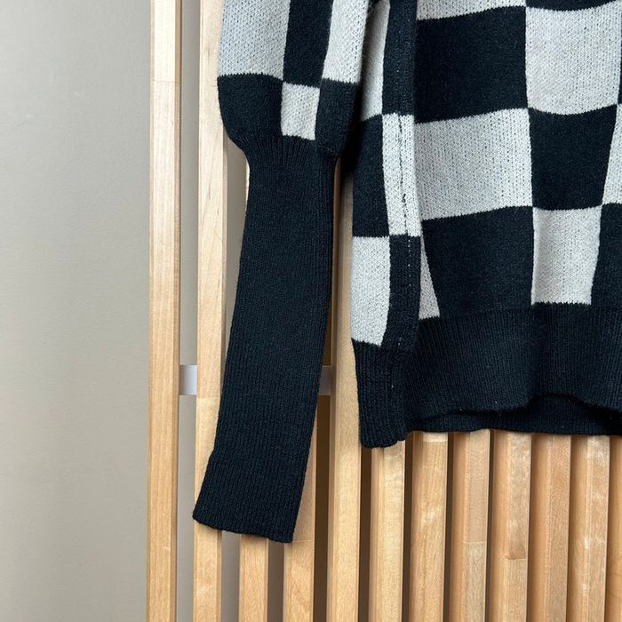 Pull Lissa Trui Kiezell – Noir et Gris à Carreaux by Fluresk - photo numéro 3