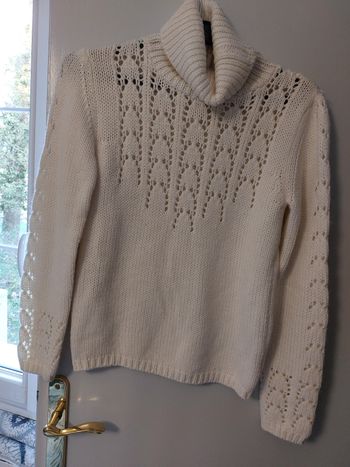 Pull col roulé femme