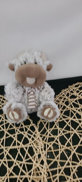 Doudou peluche vache marron NATURE COLLECTION