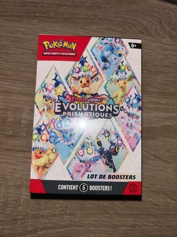 Bundle prismatique lot de booster Pokémon neuf scellé 8.5