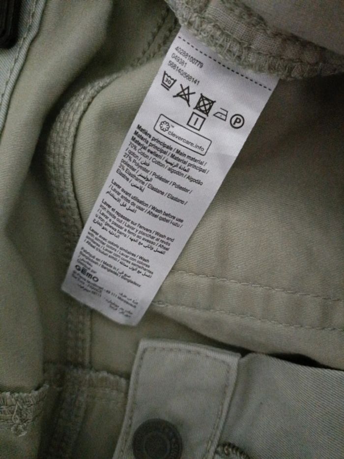 Pantalon droit femme vert clair Gémo Taille 42 – Très bon état - photo numéro 8