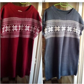 Lot de 2 robes pull taille L très bon état