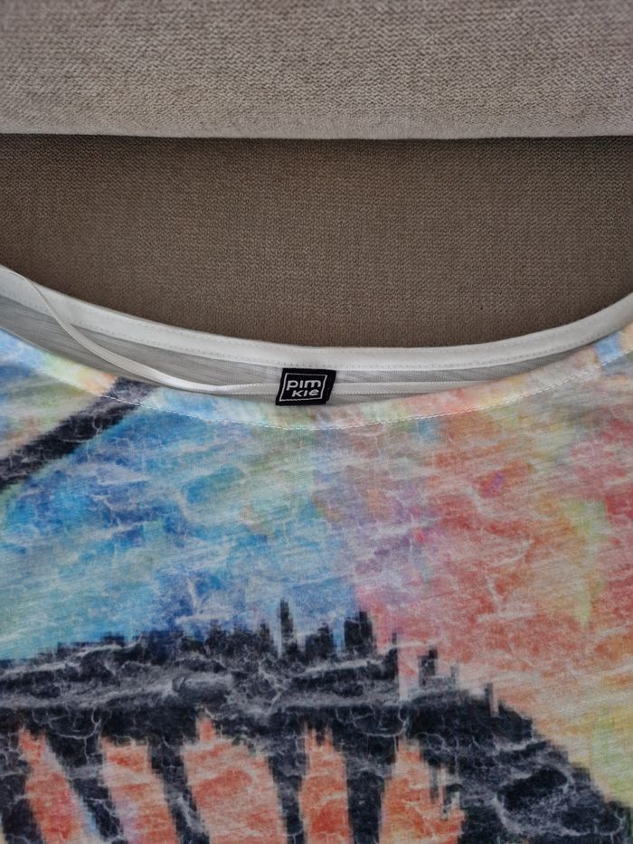 Haut zébre coloré effet craquelé Pimkie - photo numéro 5