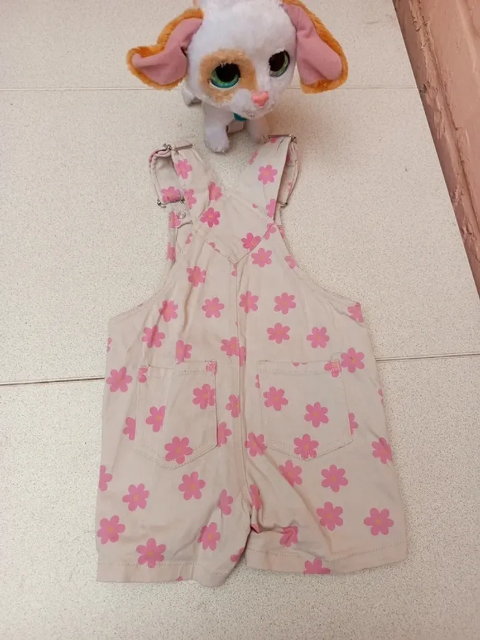 Salopette short excellent etat taille18mois/2ans - photo numéro 5