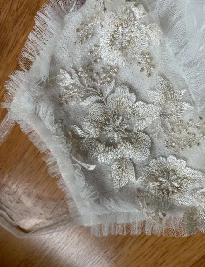 Robe bloomer bébé fille 1 mois – cérémonie / baptême – neuve SHEIN - photo numéro 5