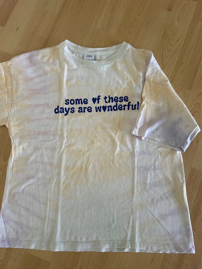 Tee shirt tie and dye 11-12 ans Zara