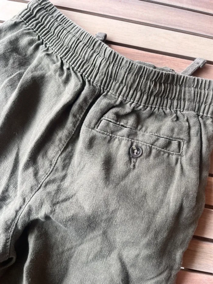 Pantalon jambe larges Monoprix en lin 5 ans - photo numéro 3