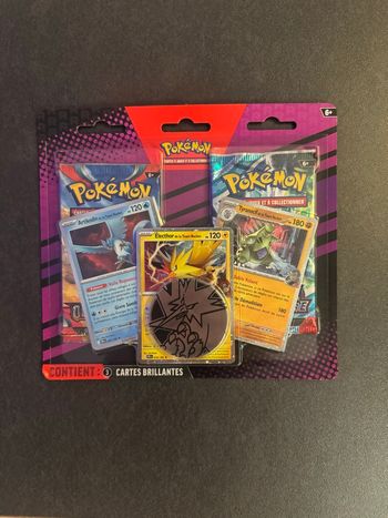 Pokémon Duopack Flammes Obsidiennes EV03 et Mascarade Crépusculaire EV06 Écarlate et Violet Neuf Français