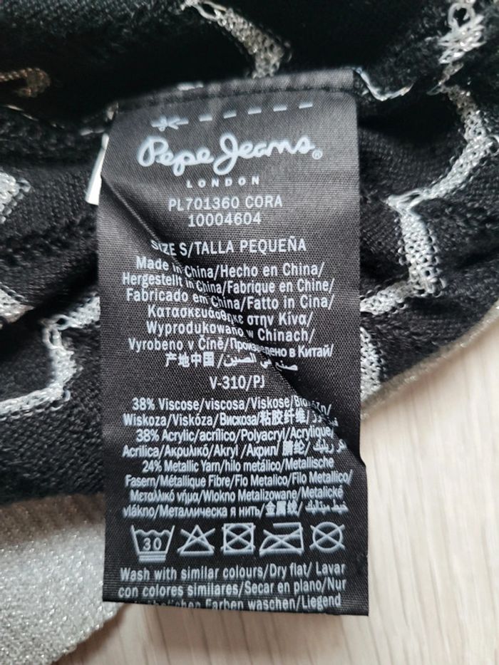 Pull léger ajouré Pépé jeans taille S - photo numéro 7