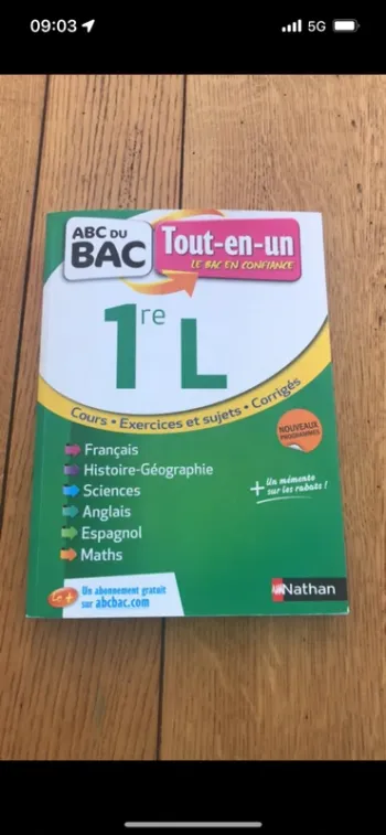 Annales parcours littéraire