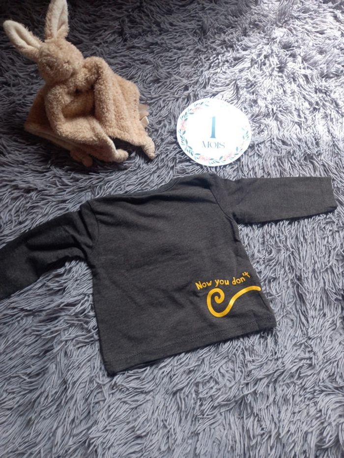 Pull léger/t-shirt manches longues bébé garcon - photo numéro 3