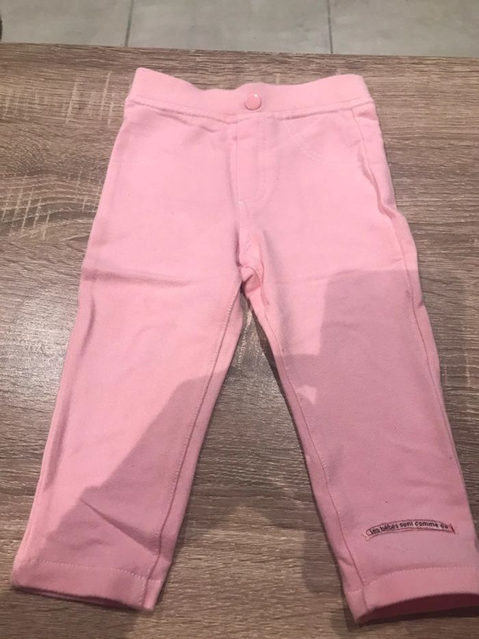 Legging rose 12 mois