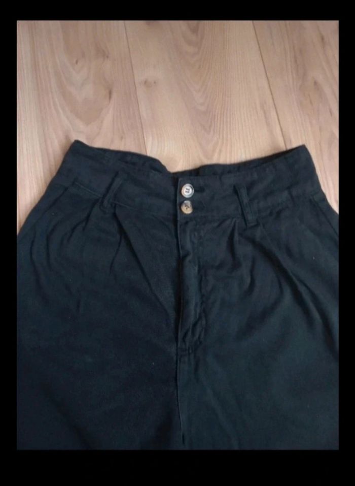 pantalon noir stradivarius neuf - photo numéro 2