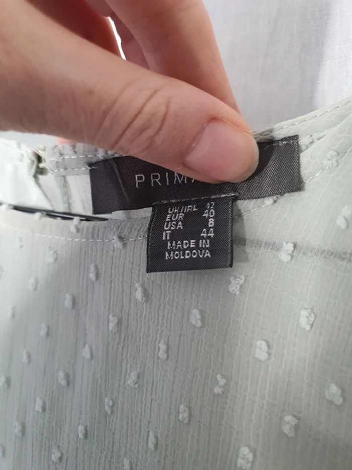 Blouse vert d'eau - photo numéro 4