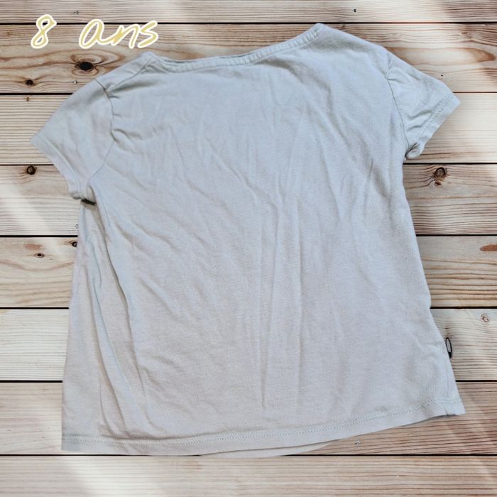 T-shirt fleuri Kiabi – 8 ans - photo numéro 2