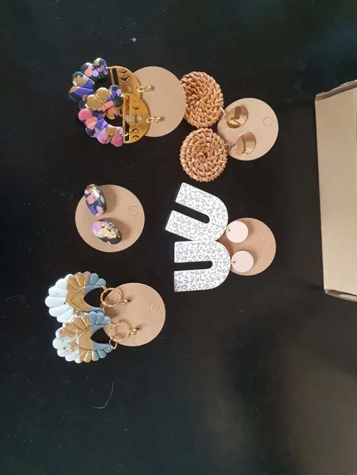 Lot boucle d'oreille