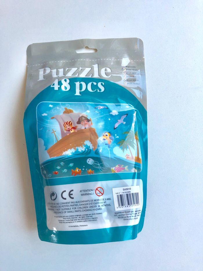 Puzzle petit pirate en mer Neuf - photo numéro 2