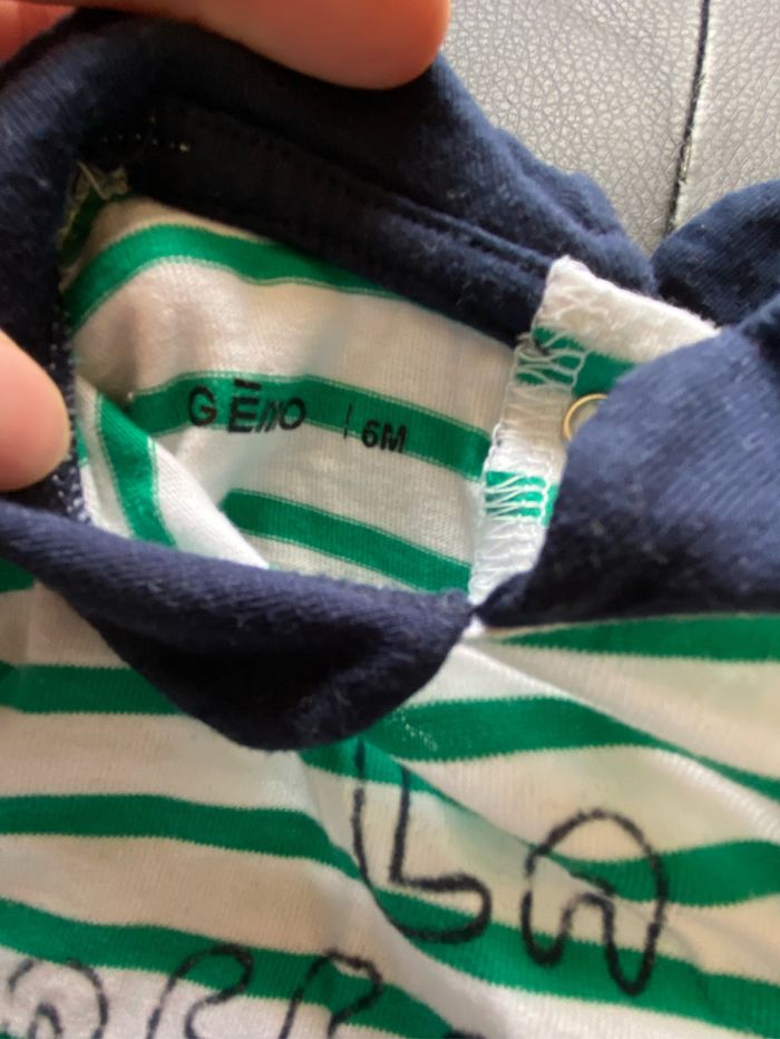 T-shirt vert manche longue gemo - photo numéro 2