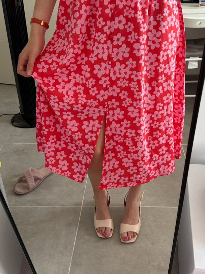Robe longue à imprimé fleurs Influence - photo numéro 3