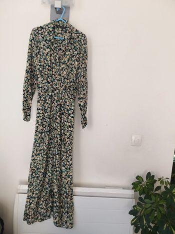 Robe casual fleurie femme longue T38- Zara