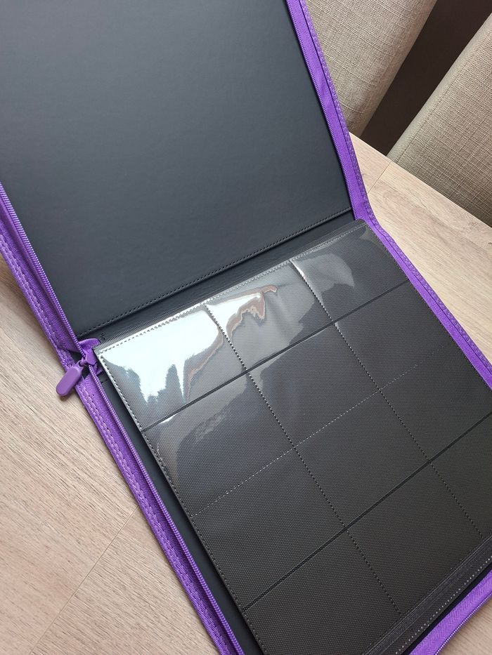 Classeur xxl de rangement pour 480 cartes Pokémon de qualité premium en violet 🟪 - photo numéro 2