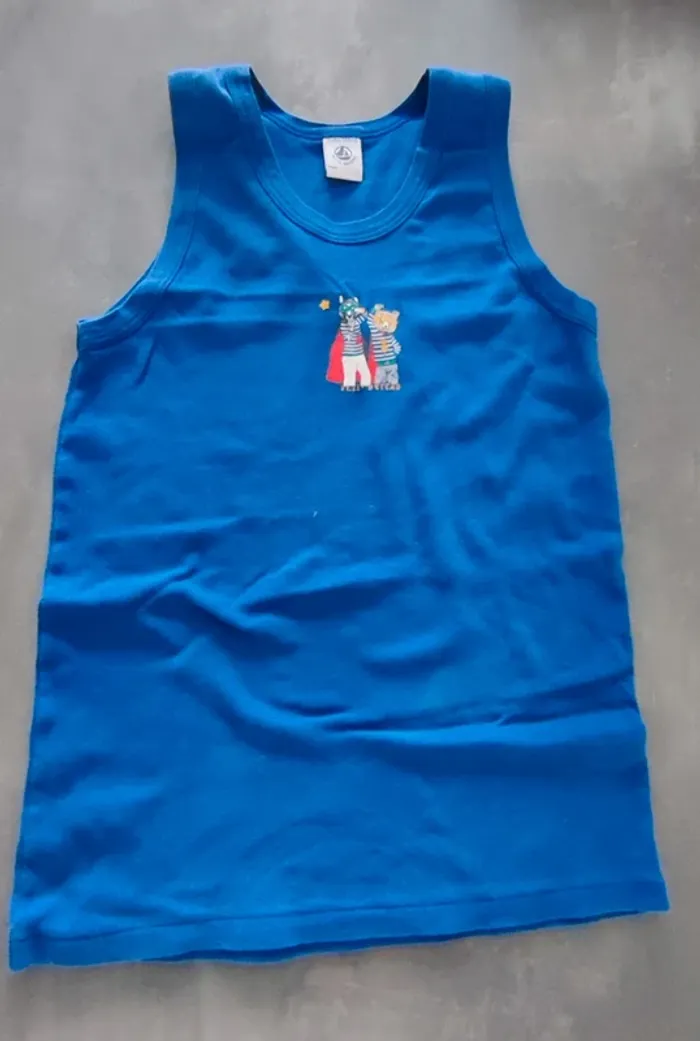 4 débardeurs couleurs Petit Bateau 10A - photo numéro 7