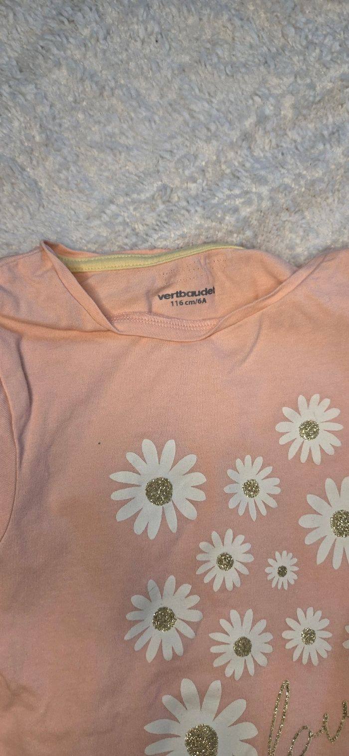Tee-shirt manches courtes vertbaudet 6 ans - photo numéro 3