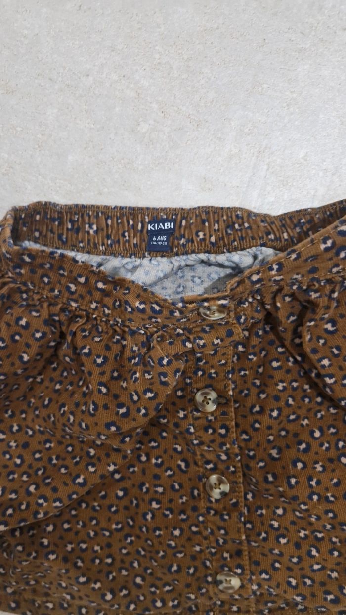 Jupe velours léopard 6 ans kiabi - photo numéro 2