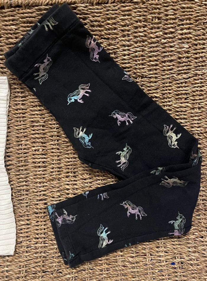 Pull marinière + legging chaud licorne H&M - photo numéro 3