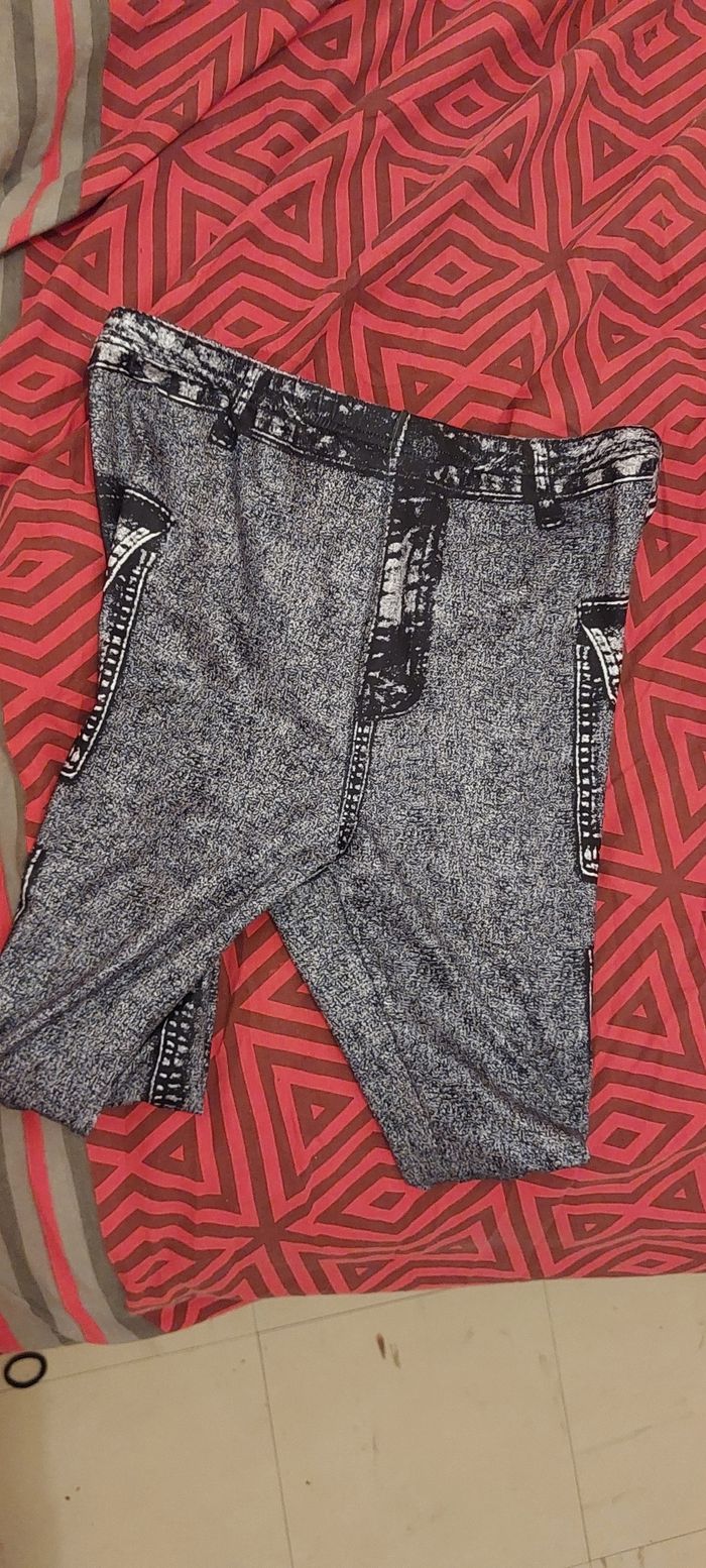 Legging femme imitation jean 9 - photo numéro 5