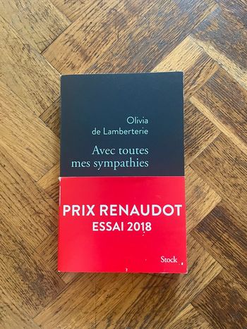 Avec toutes mes sympathiques