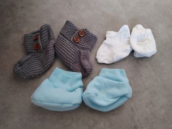 3 paires de chaussons