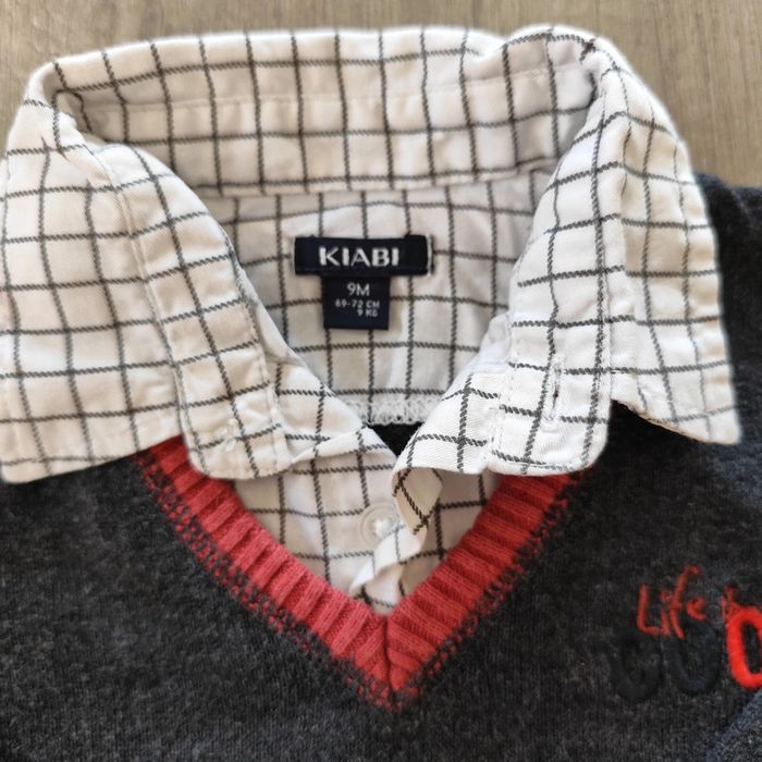 Pull chemise 9mois - photo numéro 2