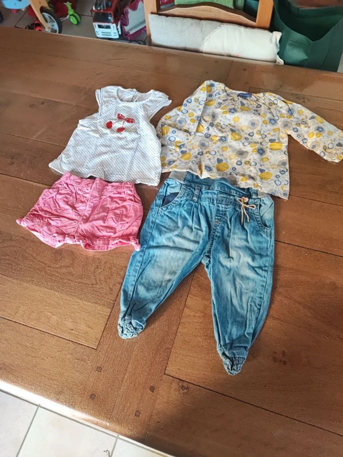 Ensemble fille été 12 mois