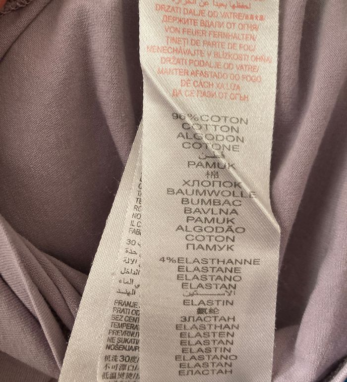 Tee-shirt manches longues avec col, sous pull brodé flocons - photo numéro 5