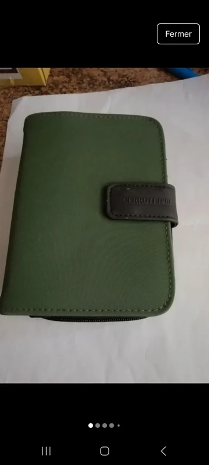 Magnifique porte feuille avec carnet neuf cerruti