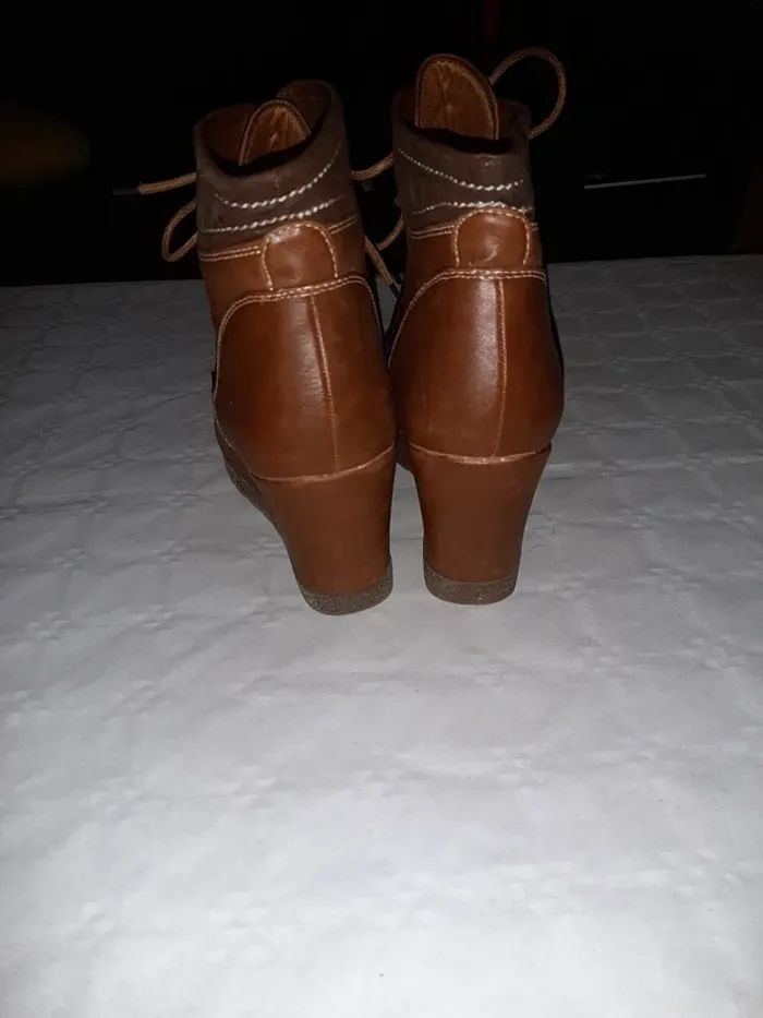 Bottines compensées - photo numéro 4