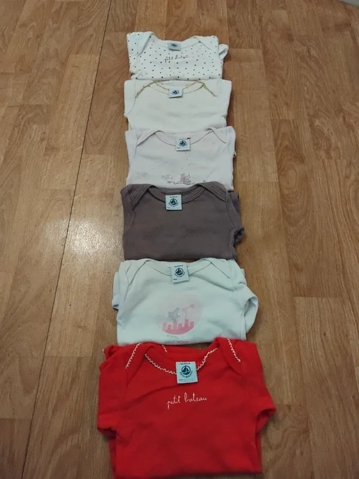 Petit bateau bodies manches longues fille 3mois - photo numéro 2