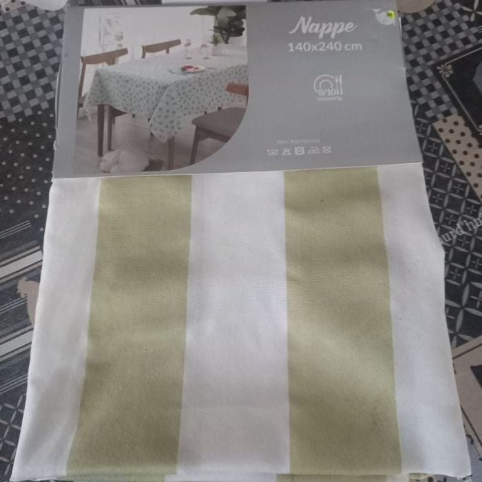 nappe blanc 140 x 240