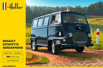 Maquette Heller 80742 voiture Renault Estafette Gendarmerie 1/24