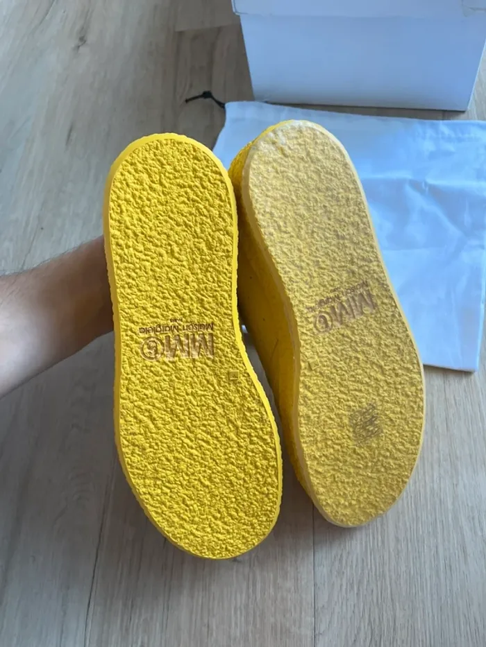 Sneakers Maison Martin Margiela MM6 Jaune Taille 36 - photo numéro 5