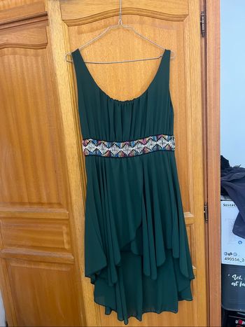 Robe longue verte
