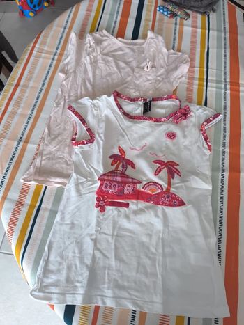 Lot de deux Tee shirts sergent major 7 ans